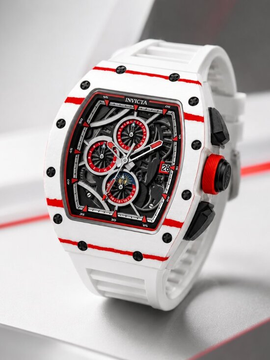 Invicta Other - MSRP $779 | Invicta S1 Voltra 69501 Carbon Fiber Automatic Men Watch 41mm White